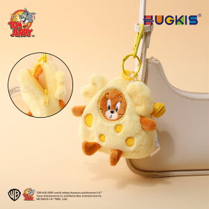 トムとジェリー ぬいぐるみ チーズ イヤホンケース airpods pro バッグチャーム キーホルダー ポーチ グッズ キャラクター かわいい 高校生 中学生 10cm