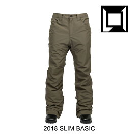 2018 L1 エルワン パンツ SLIM BASIC PANT MILITARY