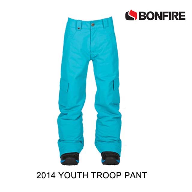 送料無料/新品 2014 BONFIRE ボンファイアー パンツ YOUTH SPLASH 新作 大人気 子供用 PANT TROOP