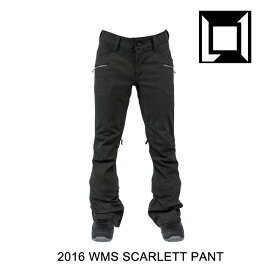 2016 L1 エルワン パンツ WOMENS SCARLETT PANT BLACK WAX DENIM