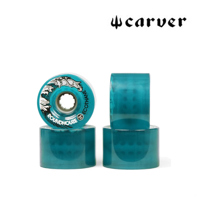 CARVER カーバー ウィール ROUNDHOUSE BY CARVER ECO MAG WHEEL 65mm 81A AQUA ４個セット