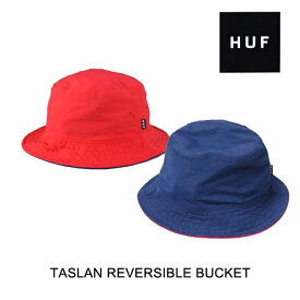 HUF ハフ 帽子 ハット TASLAN REVERSIBLE BUCKET NAVY/RED