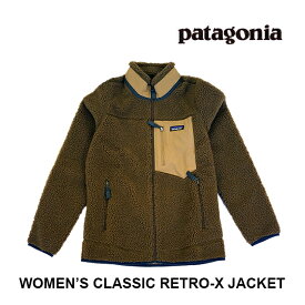 PATAGONIA パタゴニア クラシック レトロX レディース ジャケット WOMEN'S CLASSIC RETRO-X JACKET OWBR OWL BROWN 23074