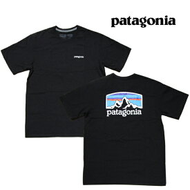 PATAGONIA パタゴニア フィッツロイ ホライゾンズ レスポンシビリティー Tシャツ FITZ ROY HORIZONS RESPONSIBILI-TEE BLK BLACK 38501