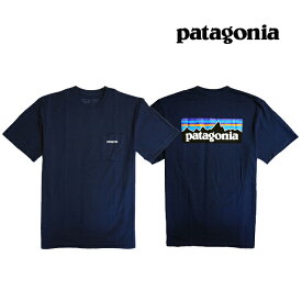 PATAGONIA パタゴニア P-6 ロゴ ポケット レスポンシビリティー Tシャツ P-6 LOGO POCKET RESPONSIBILI-TEE CNY CLASSIC NAVY 38512