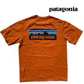 PATAGONIA パタゴニア P-6 ロゴ オーガニック メンズ Tシャツ P-6 LOGO ORGANIC T-SHIRT DESO DESERT ORANGE 38535