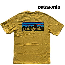 PATAGONIA パタゴニア P-6 ロゴ オーガニック メンズ Tシャツ P-6 LOGO ORGANIC T-SHIRT MTNY MOUNTAIN YELLOW 38535