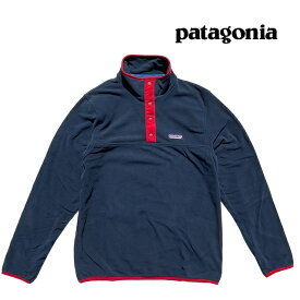 PATAGONIA パタゴニア マイクロD スナップT プルオーバー MICRO D SNAP-T FLEECE PULLOVER NNCR NEW NAVY W/CLASSIC RED 26165