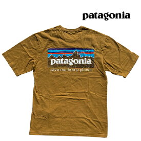 PATAGONIA パタゴニア P-6 ミッション オーガニック Tシャツ P-6 MISSION ORGANIC T-SHIRT OKSB OAKS BROWN 37529