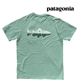 PATAGONIA パタゴニア ワイルド ウォーターライン ポケット レスポンシビリティー Tシャツ WILD WATERLINE POCKET RESPONSIBILI-TEE TEAG TEA GREEN 37549