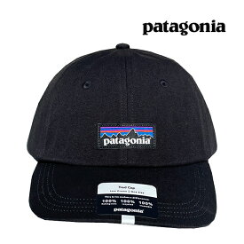 PATAGONIA パタゴニア P-6 ラベル トラッド 帽子 ハット P-6 LABEL TRAD CAP BLK BLACK 38296
