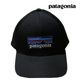 PATAGONIA パタゴニア P-6 ロゴ ロープロ トラッカー ハット 帽子 P-6 LOGO LOPRO TRUCKER HAT BLK BLACK 38283