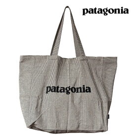 PATAGONIA パタゴニア リサイクル オーバーサイズ トート RECYCLED OVERSIZED TOTE FIFS FITZ ROY ICON: FARRIER STRIPE FORGE GREY 59255