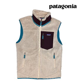 PATAGONIA パタゴニア クラシック レトロX メンズ ベスト CLASSIC RETRO-X VEST NLPM NATURAL W/OBSIDIAN PLUM 23048