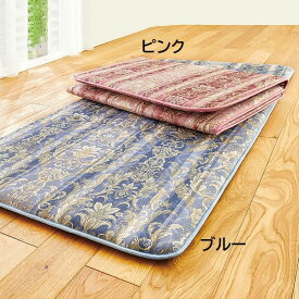 固わた マットレス/寝具 【クイーン ブルー】 約170×200cm 床付き軽減仕様 日本製 〔ベッドルーム 寝室 プレゼント〕