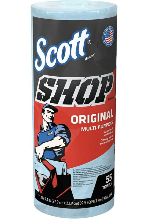 楽天市場】Scott (スコット) SHOP TOWELS / ショップタオル ブルー 