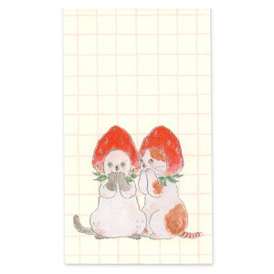 トコロコムギ ぽち袋 いちごにゃんこ L01-APE-319