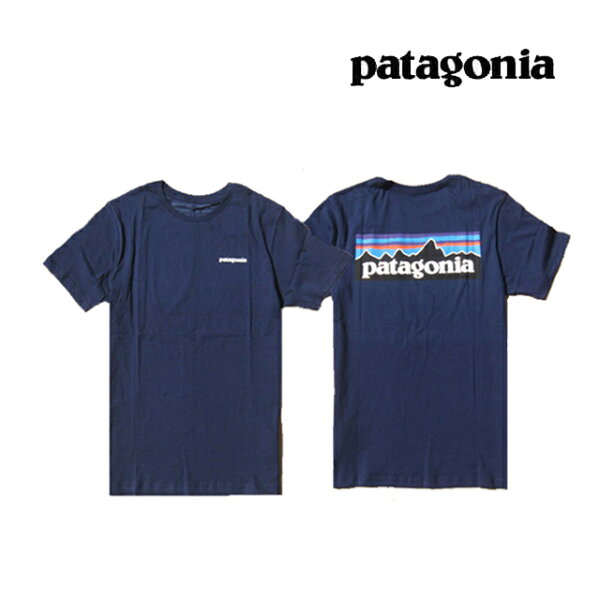 PATAGONIA パタゴニア P-6 ロゴ オーガニック メンズ Tシャツ P-6 LOGO ORGANIC T-SHIRT CNY CLASSIC NAVY 38535