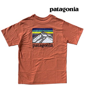 PATAGONIA パタゴニア ライン ロゴ リッジ ポケット レスポンシビリティー Tシャツ LINE LOGO RIDGE POCKET RESPONSIBILI-TEE COHC COHO CORAL 38511