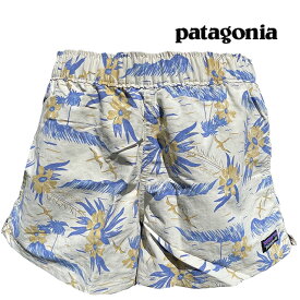 PATAGONIA パタゴニア レディース ショートパンツ ベアリー・バギーズ WOMEN'S BARELY BAGGIES SHORTS - 2 1/2" FAWH FARIA MULTI SMALL: DYNO WHITE 57044