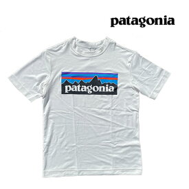 PATAGONIA パタゴニア ボーイズ キャプリーン クール デイリー Tシャツ BOYS' CAPILENE COOL DAILY T-SHIRT PLWT P-6 LOGO: WHITE 62420 子供用 ※サイズ注意