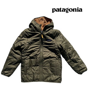 PATAGONIA p^SjA LbY o[Vu fB tfB t[fB KIDS' REVERSIBLE READY FREDDY HOODY BSNG BASIN GREEN qp TCY 68095