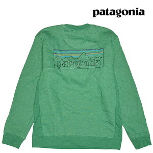 {i PATAGONIA p^SjA P-6 S AbvCU N[ XEFbgVc P-6 LOGO UPRISAL CREW SWEATSHIRT POHL P-6 OUTLINE: HEARTLEAF GREEN 39657