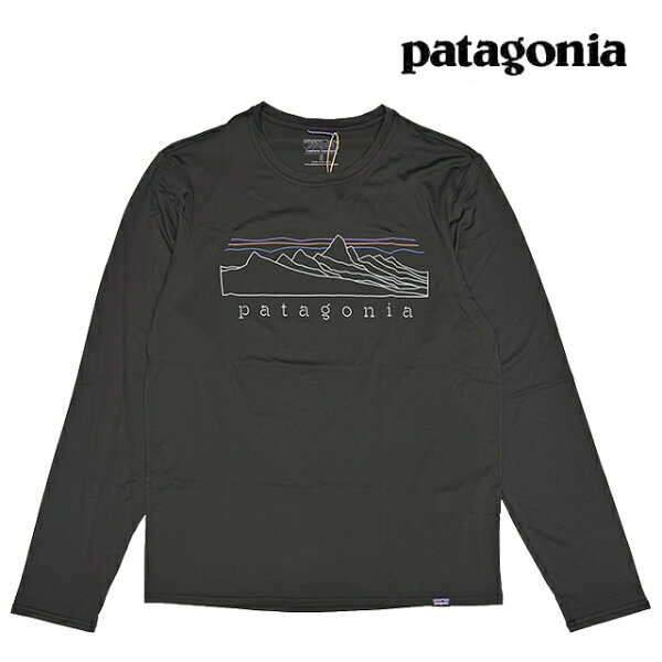 PATAGONIA パタゴニア ロングスリーブ キャプリーン クール デイリー グラフィック シャツ L/S CAPILENE COOL DAILY GRAPHIC SHIRT STPB STRATAPEAKS: BLACK 45190