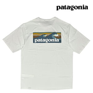 PATAGONIA �p�^�S�j�A �L���v���[�� �N�[�� �f�C���[ �O���t�B�b�N �V���c (�E�H�[�^�[�Y) CAPILENE COOL DAILY GRAPHIC -WATERS BOLW BOARDSHORT LOGO: WHITE 45355