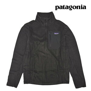 ���{���������f�� PATAGONIA �p�^�S�j�A R1 �G�A �W�b�v�l�b�N R1 AIR ZIP NECK BLK BLACK 40246