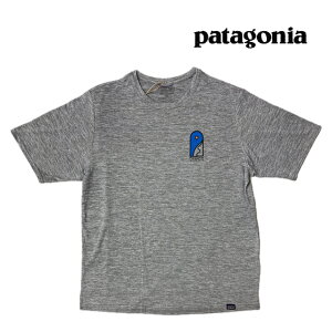 PATAGONIA �p�^�S�j�A �L���v���[�� �N�[�� �f�C���[ �O���t�B�b�N �V���c (�����Y) CAPILENE COOL DAILY GRAPHIC SHIRT -LANDS ELFG EARLYLINES: FEATHER GREY 45385