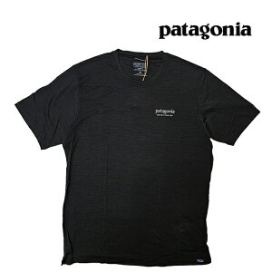 PATAGONIA �p�^�S�j�A �L���v���[�� �N�[�� �����m �u�����h �O���t�B�b�N �V���c CAPILENE COOL MERINO BLEND GRAPHIC SHIRT HEBK HERITAGE HEADER: BLACK 44590