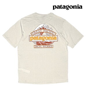 PATAGONIA �p�^�S�j�A �L���v���[�� �N�[�� �f�C���[ �V���c �O���[�g �E�F�[�u�X CAPILENE COOL DAILY SHIRT GREAT WAVES DYWH DYNO WHITE 45456 ����