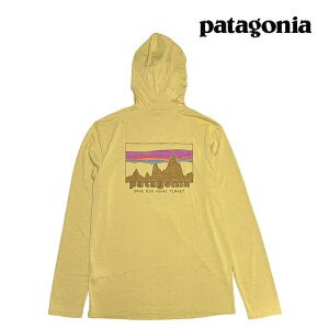 PATAGONIA �p�^�S�j�A �L���v���[�� �N�[�� �f�C���[ �t�[�f�B '73 �X�J�C���C�� CAPILENE COOL DAILY HOODY '73 SKYLINE LMYX LIMESTONE YELLOW - LIGHT LIMESTONE YELLOW X-DYE 45469
