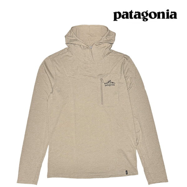 PATAGONIA パタゴニア キャプリーン クール サン フーディ クラウド クラッグ クレスト CAPILENE COOL SUN HOODY CLOUD CRAG CREST SDLX SEABIRD GREY - LIGHT SEABIRD GREY X-DYE 44938 速乾