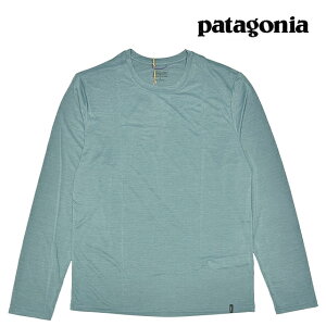 PATAGONIA �p�^�S�j�A �����O�X���[�u �L���v���[�� �N�[�� �f�C���[ �V���c LONG-SLEEVED CAPILENE COOL DAILY SHIRT BSLX BLUE SAGE - LIGHT BLUE SAGE X-DYE 45181 ����