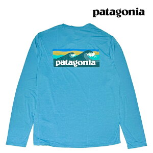 PATAGONIA �p�^�S�j�A �����O�X���[�u �L���v���[�� �N�[�� �f�C���[ �V���c �{�[�h�V���[�c ���S LONG-SLEEVED CAPILENE COOL DAILY SHIRT BOARDSHORT LOGO SHRX SHORE BLUE - LIGHT SHORE BLUE X-DYE 45457 ����