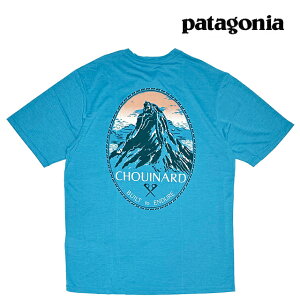 PATAGONIA �p�^�S�j�A �L���v���[�� �N�[�� �f�C���[ �V���c CAPILENE COOL DAILY SHIRT CHOUINARD CREST SHRX SHORE BLUE - LIGHT SHORE BLUE X-DYE 45480 ����