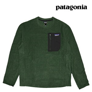 PATAGONIA �p�^�S�j�A R1 �G�A �N���[ R1 AIR CREW TLGR TREELINE GREEN 40236