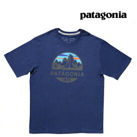 PATAGONIA パタゴニア フィッツロイ スコープ オーガニック Tシャツ FITZ ROY SCOPE ORGANIC T-SHIRT CNY CLASSIC NAVY 38526