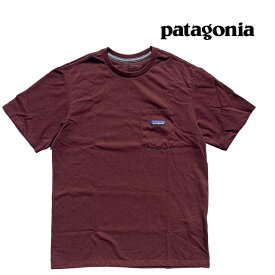 PATAGONIA パタゴニア P-6ラベル ポケット レスポンシビリティ Tシャツ P-6 LABEL POCKET RESPONSIBILI-TEE DAK DARK RUBY 37406