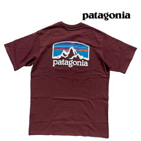 PATAGONIA パタゴニア フィッツロイ ホライゾンズ レスポンシビリティー Tシャツ FITZ ROY HORIZONS RESPONSIBILI-TEE DAK DARK RUBY 38501
