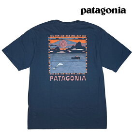 PATAGONIA パタゴニア サミット スウェル オーガニック Tシャツ SUMMIT SWELL ORGANIC TEE TIDB TIDEPOOL BLUE 37671