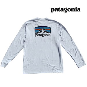PATAGONIA p^SjA tBbc C zC] X|VreB[ LONG SLEEVE FITZ ROY HORIZONS RESPONSIBILI-TEE WHI WHITE 38514 