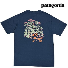 PATAGONIA パタゴニア アクロス ザ トレイル レスポンシビリティー メンズ Tシャツ ACROSS THE TRAIL RESPONSIBILI-TEE LMBE LAGOM BLUE 37677