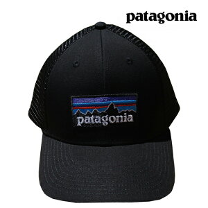 PATAGONIA p^SjA P-6 S [v gbJ[ nbg Xq P-6 LOGO LOPRO TRUCKER HAT BLK BLACK 38283