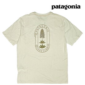 PATAGONIA パタゴニア クリーンクライム トレード レスポンシビリティー CLEAN CLIMB TRADE RESPONSIBILI-TEE CCBI CLEAN CLIMB BLOOM: BIRCH WHITE 37589