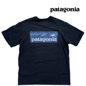 PATAGONIA �p�^�S�j�A �{�[�h�V���[�c ���S �|�P�b�g ���X�|���V�r���e�B�[ BOARDSHORT LOGO POCKET RESPONSIBILI-TEE INBK INK BLACK 37655