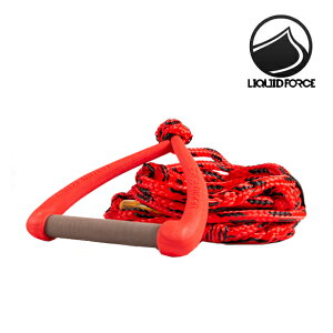 LIQUID FORCE リキッドフォース ロープ SURF DLX 9" HANDLE RED ウエイクサーフ