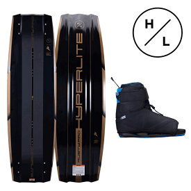 2023 HYPERLITE ハイパーライト ウェイクボード バインディング セット WAKEBOARD RUSTY PRO 143 + SESSION BINDING 7-10.5 (25-28.5cm)